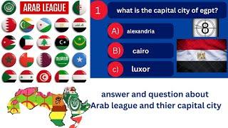 All arab league countriea and  their capital city mchq