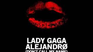 Lady Gaga - Alejandro [male version]