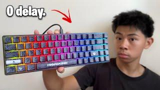 i bought a TIKTOK gaming keyboard...