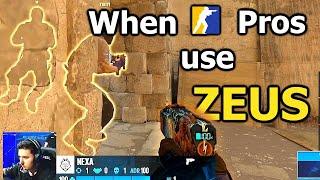 When CS2 Pros use Zeus..