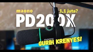 Maono PD200X, Podcast Mic 1 Jutaan Suaranya BULET, JERNIH, CRISPY..!!