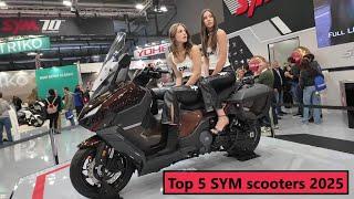 Top 5 SYM scooters for 2025