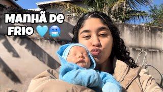 Rotina da manhã de frio do bebê reborn Henry 🩵| Gabi reborn