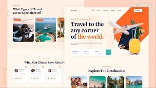 Web Design in Figma | Travel Website Figma Tutorial