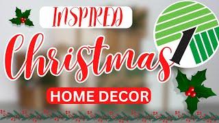 DOLLAR TREE CHRISTMAS HOME DECOR HOBBY LOBBY INSPIRED 