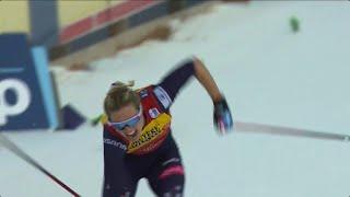 Jessie Diggins' Wild Comeback Win | Tour de Ski Stage 3 | 2021