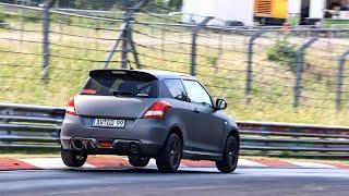 Nurburgring TF - Suzuki Swift chasing crazy Citroen guy - Really fun!!