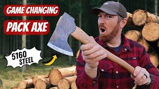 Unbelievable How This Axe Works! Council Tool Woodcraft Pack Axe