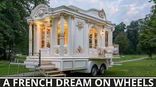 The Dream of a Romantic Tiny French House on Wheels | A Life of Beauty and Freedom
