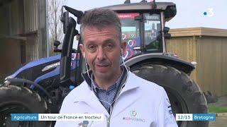 Tour de France en tracteur : le Youtubeur Thierry Bailliet promeut une agriculture moderne