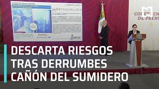 Derrumbe en Cañón del Sumidero: Protección Civil descarta riesgos - Paralelo 23