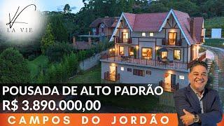  OPORTUNIDADE DE INVESTIMENTO! POUSADA DE ALTO PADRÃO EM CAMPOS DO JORDÃO - R$ 3.890.000,00