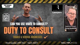 The Multiply ME System - Webinar FT Corey Radcliff from Radcliffs lawyers