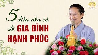 5 điều cần biết cho cuộc sống gia đình hạnh phúc