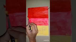 Easy water colours painting worth  rupees 20 @Eagle Studios #shortvideo