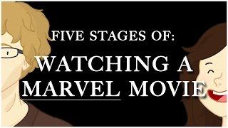 Five Stages of Watching A Marvel Movie (HISHE Collab)