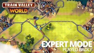 Train Valley World Expert Mode - We play a couple of levels using the new signals.