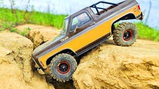 Chevrolet K5 Blazer RC CAR | FMS FCX10 Upgrade and Off-Road Test | Interior, Driver, and New Wheels