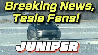 Model Y "Juniper"  Breaking News, Tesla Fans! 