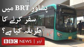 Peshawar BRT: How to use this bus service? - BBC URDU