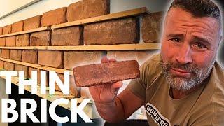 How to Lay Thin Brick Like A PRO! #homeprohero