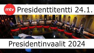 MTV Presidenttitentti 24.1. | Presidentinvaalit 2024