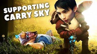 SUPPORTING MY CARRY SKYWRATH MAGE (SingSing Dota 2 Highlights #2327)