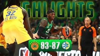 Panathinaikos vs Maccabi Tel Aviv 93-87 Full Game Highlights | 2024 Euroleague RS Round 9