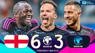 HAZARD, DEL PIERO, USAIN BOLT AND OTHER LEGENDS PUT A SHOW AT THE SOCCER AID 2024 BENEFICIAL MATCH