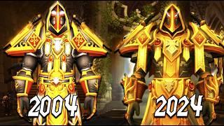 Old vs New TIER 2 Armor Sets Comparison - WoW The War Within