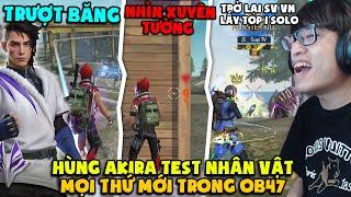 HÙNG AKIRA TEST OB47 NHÂN VẬT KODA NHÌN XUYÊN TƯỜNG, ĐẢO QUÂN SỰ PHỦ TUYẾT VÀ LẤY TOP 1 SOLO BÙNG NỔ