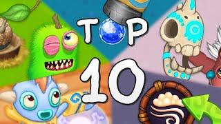 Top 10 SECRET Monster Sounds - Hidden! (My Singing Monsters)