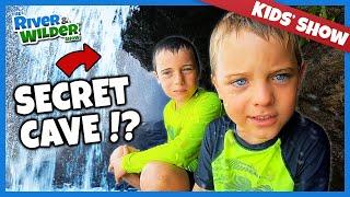 SECRET CAVE under a WATERFALL? | River and Wilder in Hawaii