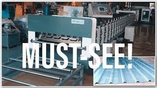 Roofing Roll Forming Machine - How it works | Ag Panels | R/PBR Panels | Corrgated Panels