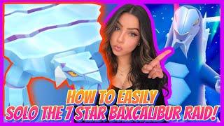 How To EASILY SOLO The 7 Star Baxcalibur Raid! | Pokemon Scarlet & Violet