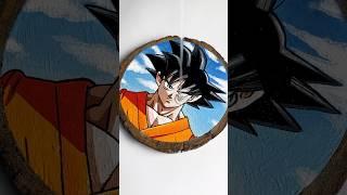 Goku ️ #shorts #anime #goku #artwork #painting #art #ultrainstinct #resin