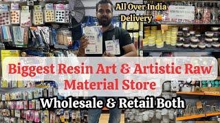 Resin Art & Artistic Material का सबसे बड़ा Store|Art Pavilion|Arora Brushes#Nai sarak Delhi#resin