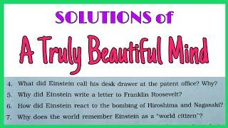 A Truly Beautiful Mind | Solutions |