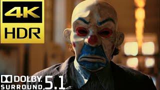 The Joker's Bank Robbery in IMAX | The Dark Knight (2008) Movie Clip 4K HDR