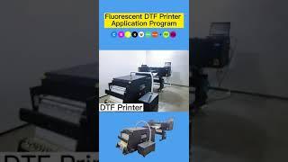 Audley Fluorescent DTF Printer installs 3 Epson i3200 heads DTF Printer