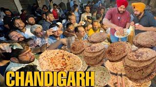 Chandigarh Street Food Tour with @mrpettoosingh  | Badlu Pranthe , Punjabi Desi Dhaba