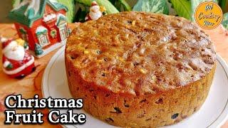 Rich & Moist Christmas Fruit Cake | Easy Christmas Cake - Step by Step Recipe | Rich Fruit Cake