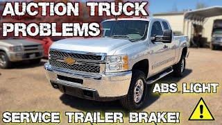 CHEVY SILVERADO SERVICE TRAILER BRAKE & WHEEL SPEED SENSOR FAULT DIAGNOSIS & FIX