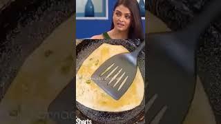 Aishwarya Rai Prepares Paratha for Abhishek Bachchan #aishwaryaraibachchan