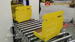 WIN-WIN PACK Amazing Demo of a High-Speed Automatic Tray Former Packaging Machine/Carton Erector