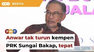 Langkah tepat Anwar tak turun kempen PRK Sungai Bakap, kata penganalisis