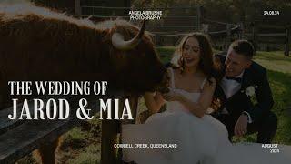 Jarod & Mia's Dreamy Wedding at Cowbell Creek | Gold Coast Wedding