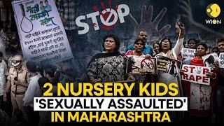 Badlapur sexual assault: School principal among 3 suspended; rail blockade in Maharashtra | WION