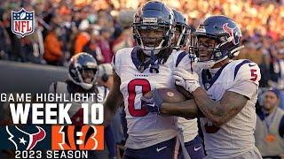 Houston Texans vs. Cincinnati Bengals Game Highlights | NFL 2023 Week 10