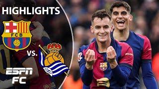 UNSTOPPABLE  Barcelona vs. Real Sociedad | LALIGA Highlights | ESPN FC